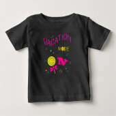 T-shirt Pour Bébé Mode vacances Activé (Devant)