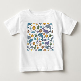 T-shirt Pour Bébé modèle de dauphins
