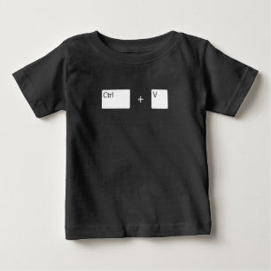 T-shirt Pour Bébé Modèle duo à copier-coller pour la fête des pères