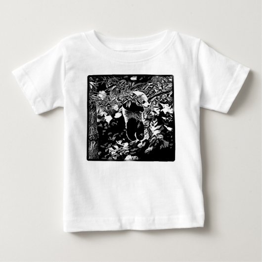 T-shirt Pour Bébé Modèles d'ours : Panda Bear Cubs 01 (Devant)