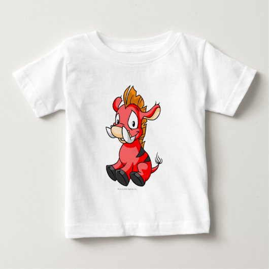 T-shirt Pour Bébé Moehog Red (Devant)