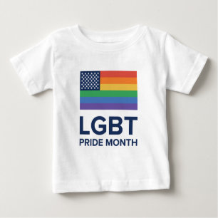 T-shirt Pour Bébé Mois de la fierté LGBT  États-Unis
