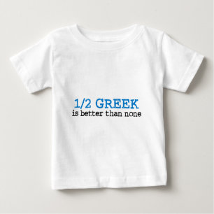 T-shirt Pour Bébé moitié grecque
