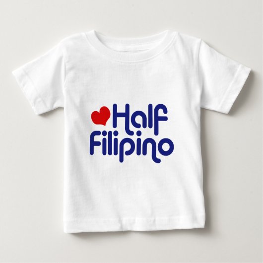 T-shirt Pour Bébé Moitié philippin (Devant)
