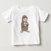 T-shirt Pour Bébé Mole avec Coffee Cup (Devant)