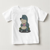 T-shirt Pour Bébé Mole avec Donut (Devant)