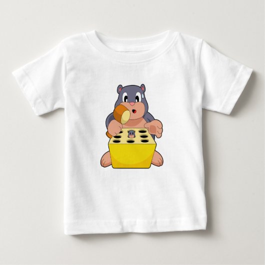 T-shirt Pour Bébé Mole Game (Devant)