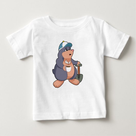 T-shirt Pour Bébé Mole Shovel (Devant)