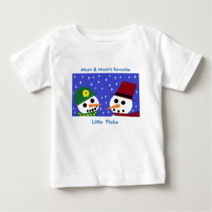 T-SHIRT POUR BÉBÉ MOM & MOM'S FAVORITE PETIT FLAKE BABY TEE