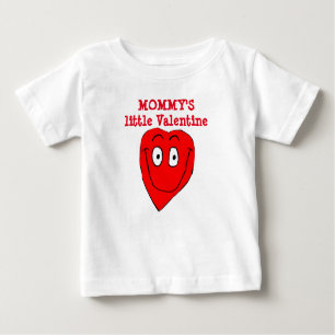 T-shirt Pour Bébé MOMMY'S PETITE VALENTINE en bas