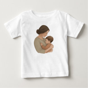 T-shirt Pour Bébé Moms câlin