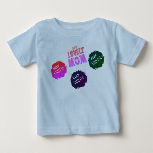 T-shirt Pour Bébé Moms Heart (Devant)