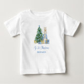 T-shirt Pour Bébé Mon 1er Noël Peter Rabbit (Devant)