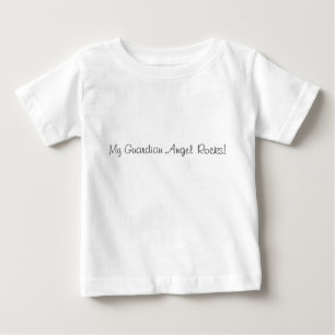 T-shirt Pour Bébé Mon ange gardien bascule la chemise infantile