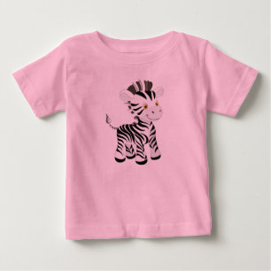 T-shirt Pour Bébé Mon bébé Zebra