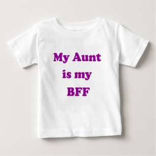 T-shirt Pour Bébé MON cadeau de TANTE IS MY BFF pour le bébé de