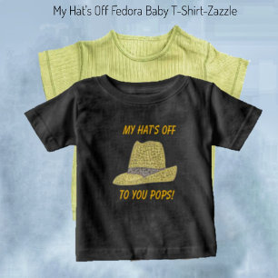 T-shirt Pour Bébé Mon Casquette Off-Fedora