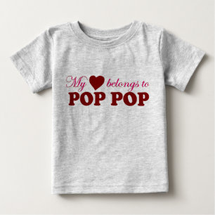T-shirt Pour Bébé Mon coeur appartient au bruit de bruit
