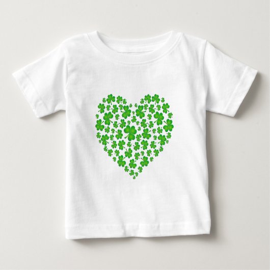 T-shirt Pour Bébé Mon coeur irlandais (Devant)