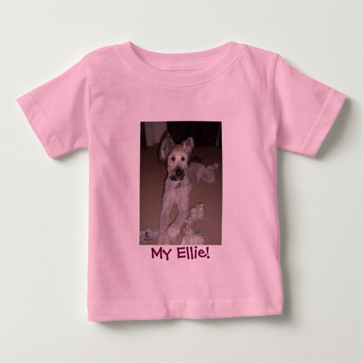 T-shirt Pour Bébé Mon Ellie ! (Devant)