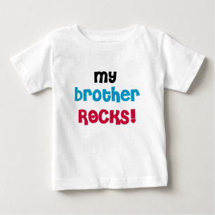 T-shirt Pour Bébé Mon frère déchire