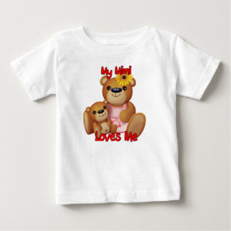 T-shirt Pour Bébé Mon Mimi m'aime ours de nounours