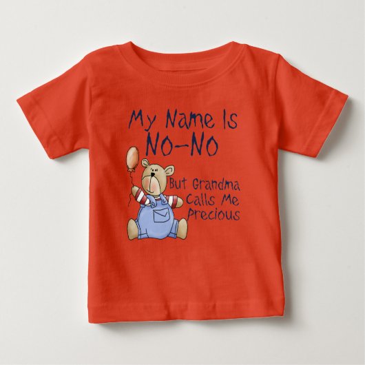 T-shirt Pour Bébé Mon nom est Non Non (Devant)