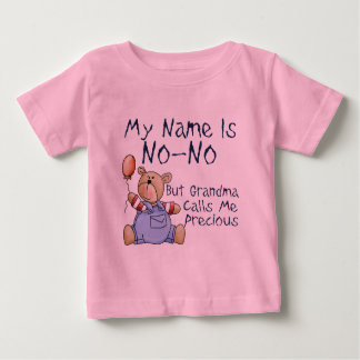 T-shirt Pour Bébé Mon nom est Non Non