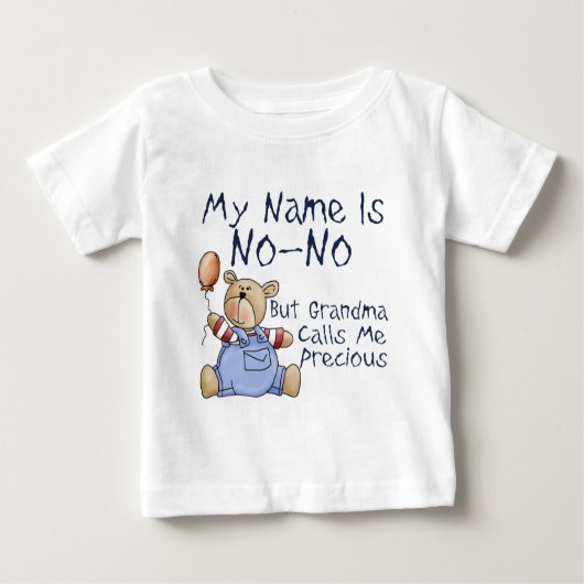 T-shirt Pour Bébé Mon nom n'est pas aucun (Devant)