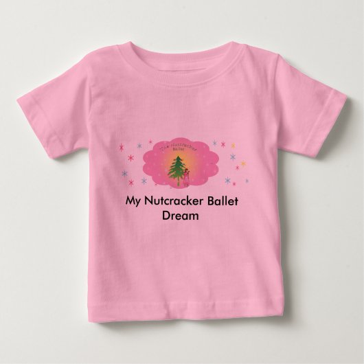 T-shirt Pour Bébé Mon Nutcracker Ballet Toddler à manches longues (Devant)