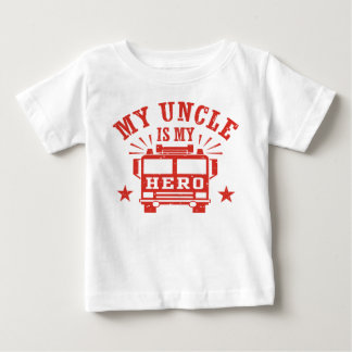 T-shirt Pour Bébé Mon Oncle Est Mon Héros