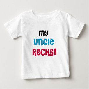 T-shirt Pour Bébé Mon oncle Rocks