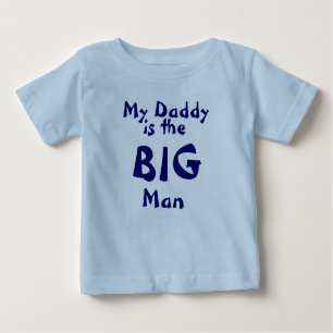 T-shirt Pour Bébé Mon papa, est le GRAND homme
