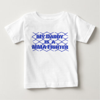 T-shirt Pour Bébé Mon papa est un combattant MIXED MARTIAL ART !