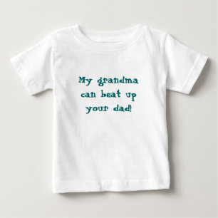 T-shirt Pour Bébé Mon papa grandmacan d'upyour de battement !