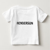 T-shirt Pour Bébé Mon papa LUTTE POUR NOTRE LIBERTÉ (Dos)