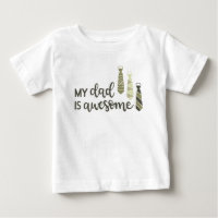Mon Père Est Un Super T-shirt Bébé