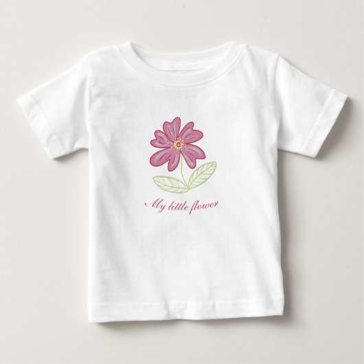 T-shirt Pour Bébé Mon petit primrose (Devant)