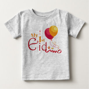 T-shirt Pour Bébé Mon premier Eid