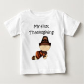 T-shirt Pour Bébé Mon premier garçon Thanksgiving #2 *T-shirt* (Devant)