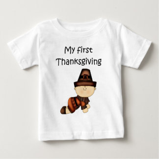 T-shirt Pour Bébé Mon premier garçon Thanksgiving #2 *T-shirt*
