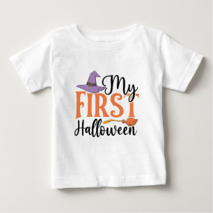 T-shirt Pour Bébé Mon premier Halloween