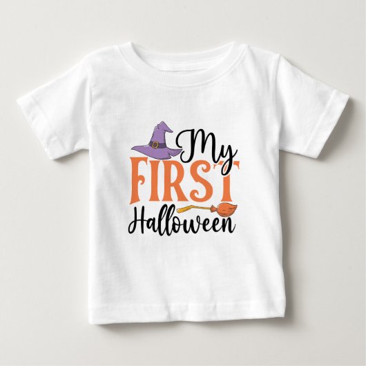 T-shirt Pour Bébé Mon premier Halloween (Devant)