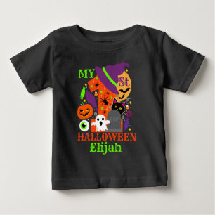 T-shirt Pour Bébé mon premier Halloween   heureux halloween  