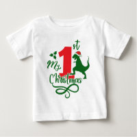 Mon premier Noël Dinosaure mignon Dino