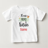 T-shirt Pour Bébé Mon premier Noël - Il Mio Primo Natale (Devant)