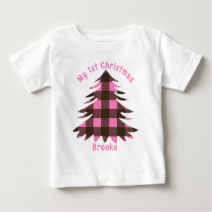T-shirt Pour Bébé Mon premier nom de bébé de Noël