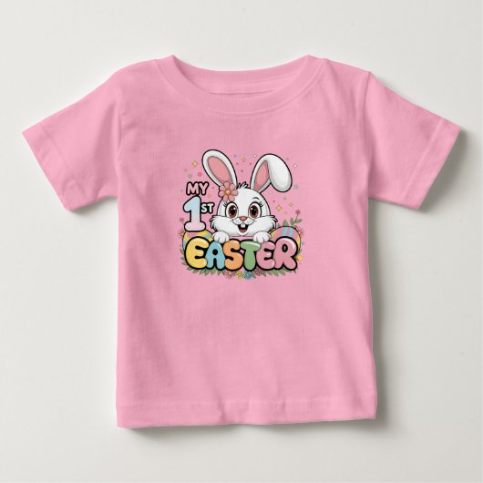 T-shirt Pour Bébé MON Premier Pâques (Devant)