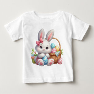 T-shirt Pour Bébé Mon premier Pâques 2026 Body bébé nom personnalisé