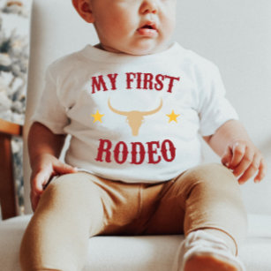 T-shirt Mon premier Rodeo Western Cowboy 1er premier anniv